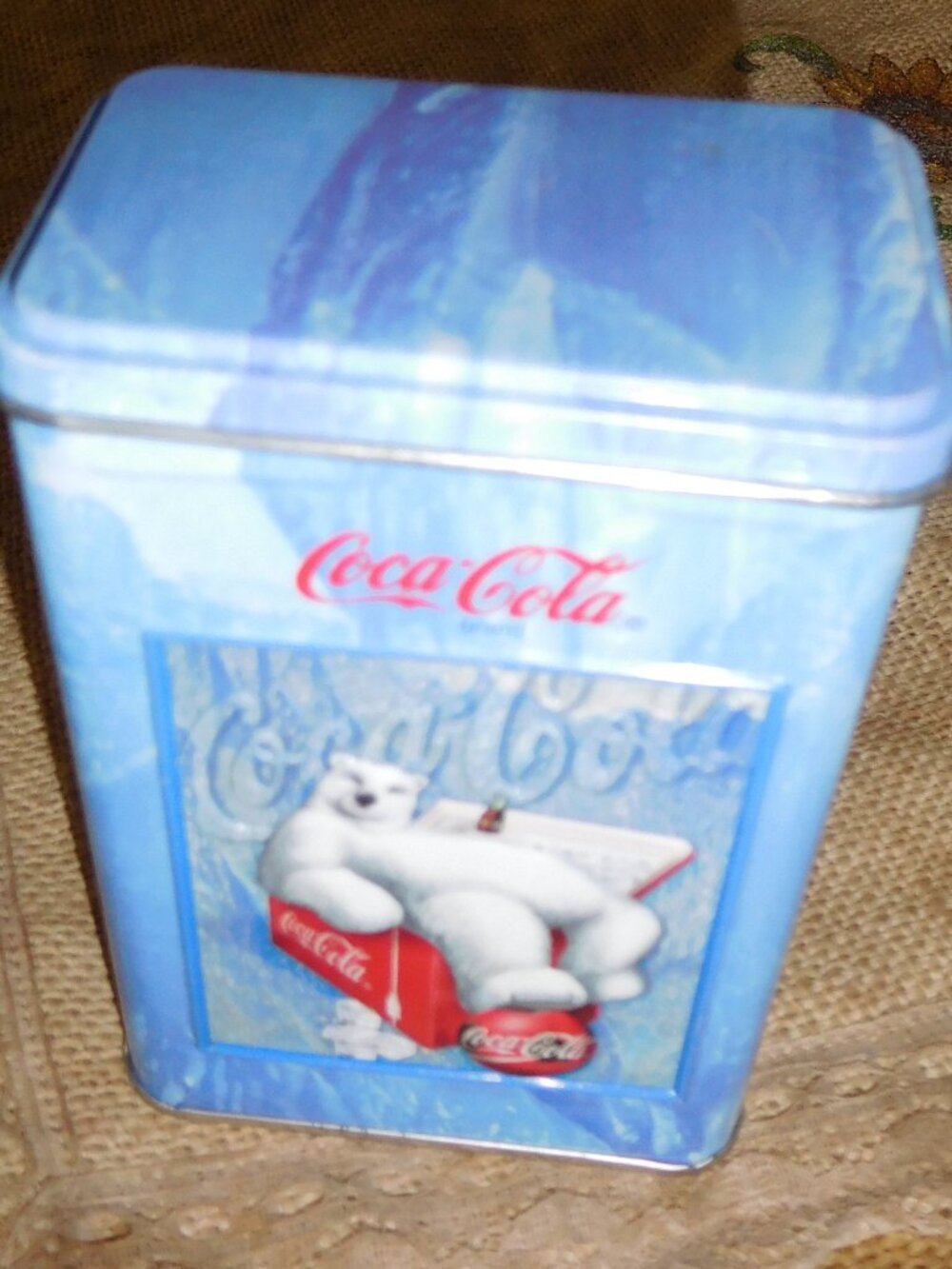 Vintage Collectible Coca-Cola Cards in Tin